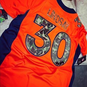 CUSTOM BAPE PHILLIP LINDSAY BRONCOS JERSEY